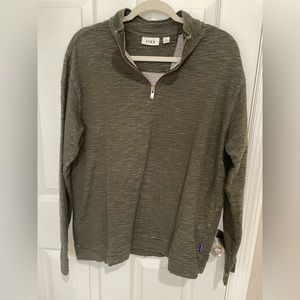 ROWM Green quarter zip